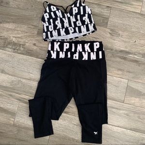 PINK 2 piece lounge wear